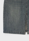 [MADE] Wiston Slit Denim Midi Skirt