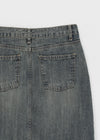 [MADE] Wiston Slit Denim Midi Skirt
