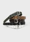 Comsol Leather Eyelet Belt