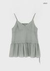 Lejing Layered Shirring Mini Dress