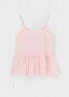 Lejing Layered Shirring Mini Dress