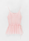 Lejing Layered Shirring Mini Dress