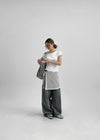 Bichillin Striped Shoulder Bag