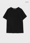 [B-BASIC] Washable Cool Round Box Short Sleeve T-shirt