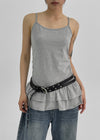 Wato Double Strap Eyelet Leather Belt