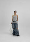 Wato Double Strap Eyelet Leather Belt