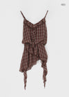 Gamento Check Frill Sleeveless