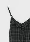 Gamento Check Frill Sleeveless