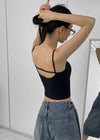 [MADE] Easy Backless Strap Sleeveless(Built-in Cap)