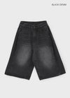 (UNISEX) Ippe Folding Bermuda Denim Pants