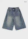 (UNISEX) Ippe Folding Bermuda Denim Pants