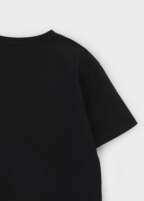[B-BASIC] Solid Cotton Short Sleeve T-shirt
