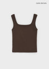 [B-BASIC] Standard Wide Square Neck Sleeveless (2 SIZE)