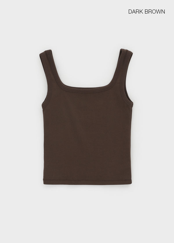[B-BASIC] Standard Wide Square Neck Sleeveless (2 SIZE)