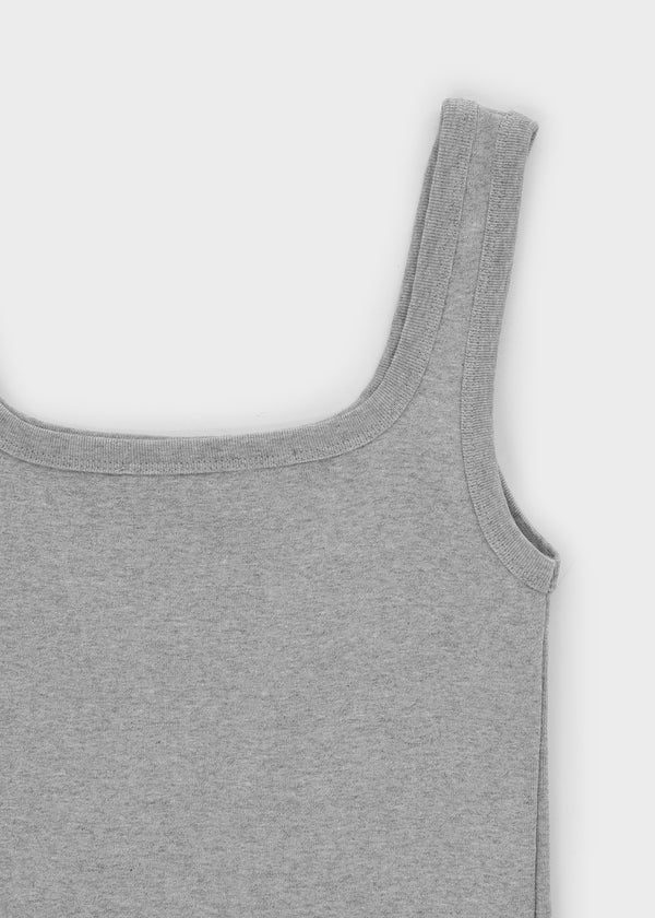 [B-BASIC] Standard Wide Square Neck Sleeveless (2 SIZE)