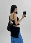 [MADE] Easy Backless Strap Sleeveless(Built-in Cap)