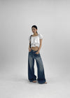 Lamins Crop Frill Blouse