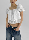 Lamins Crop Frill Blouse