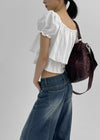 Lamins Crop Frill Blouse