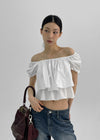 Lamins Crop Frill Blouse