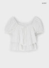 Lamins Crop Frill Blouse