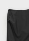 Lasuring Shirred Slit Long Skirt
