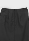 Lasuring Shirred Slit Long Skirt