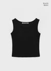 [MADE] Easy Basic U-neck Sleeveless (Built-in Cap)