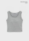 [MADE] Easy Basic U-neck Sleeveless (Built-in Cap)
