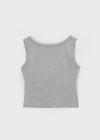 [MADE] Easy Basic U-neck Sleeveless (Built-in Cap)