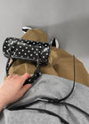 Kingking Dot Enamel Handle Bag