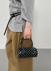 Kingking Dot Enamel Handle Bag