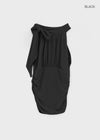Kungnet Shirred Strap Halterneck Sleeveless