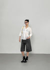Delong Sheer Slim 3/4 Sleeve Shirt