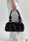 Camille Studded Leather Shoulder Bag