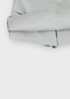 Puffing Low-Waist Pintuck Mini Skirt Pants