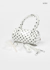 Kingking Dot Enamel Handle Bag