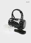 Kingking Dot Enamel Handle Bag