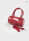 Kingking Dot Enamel Handle Bag