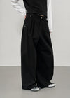 [MADE] Forum Oversized Two-Tuck Cotton Pants