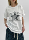Showcom Loose Fit Printed Short Sleeve Tee