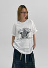 Showcom Loose Fit Printed Short Sleeve Tee