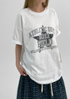 Showcom Loose Fit Printed Short Sleeve Tee