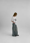 Showcom Loose Fit Printed Short Sleeve Tee