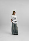 Showcom Loose Fit Printed Short Sleeve Tee