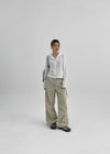 Folk String Nylon Banding Pants