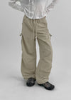 Folk String Nylon Banding Pants