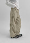 Folk String Nylon Banding Pants