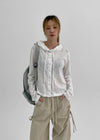 Folk String Nylon Banding Pants