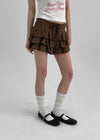 [MADE] Billet Tiered Mini Skirt Pants